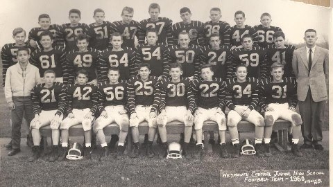 1960 Central Jr football team